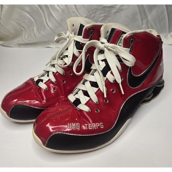 University Maryland Terrapins Mens Basketball Team Issued Nike Elite Hightops - Picture 1 of 14